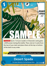 Desert Spada - ONE PIECE CARD GAME - MoxLand